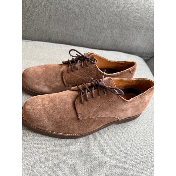 L.L. Bean Men\'s‎ Beige Leather Suede Oxford Shoes Sz 14 main image 9